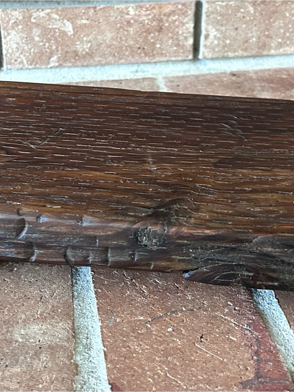 Rustic Dark Brown Wooden Display Riser - Picture 5 of 7